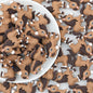 3D Brown Horse Shape Silicone Focal Beads 20 pcs