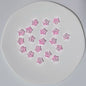 Czech Glass Beads Star 8mm Translucent Pastel Iridescent 50pcs 7