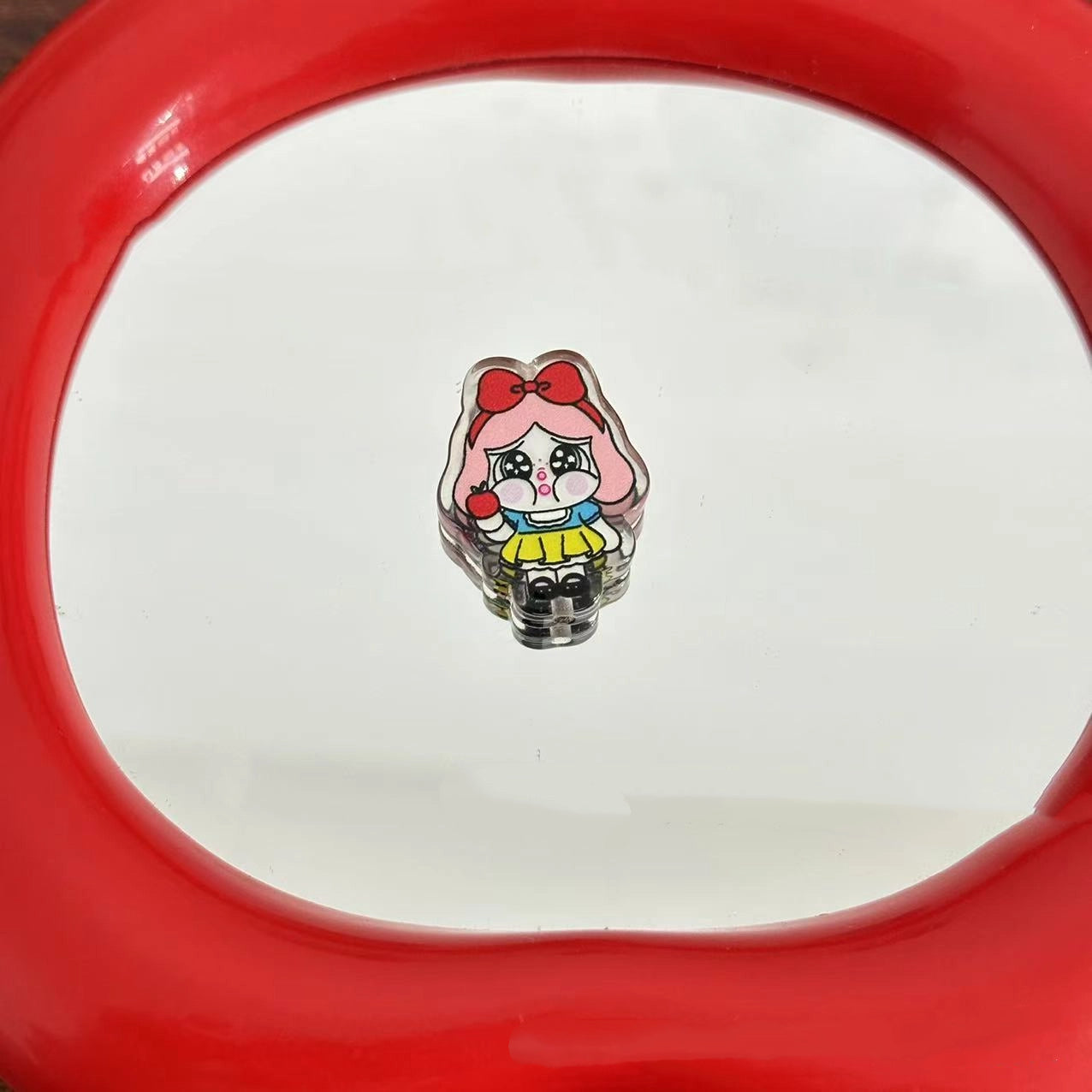 Adorable Crybabe Acrylic Beads 25mm Enamel Painted 10pcs 5