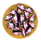 Silicone Focal Beads Teaching Car Pink Vintage Truck Floral Accents 20pcs 2