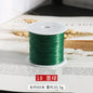 Flat Elastic Thread Cord 1mm Spandex Crystal Shine 60m Roll 14