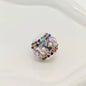Full Rhinestone Bubblegum Rhinestone Beads 18mm Glam 4pcs 6