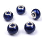Glass Round Spacer Beads 10*15mm Large Hole 100pcs 20