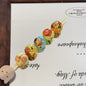 Twinkl Round Acrylic Beads 16mm Colorful Printed 10pcs