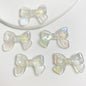 Glow Bowknot Acrylic Beads 24x32mm Iridescent Light In The Dark 10pcs 6