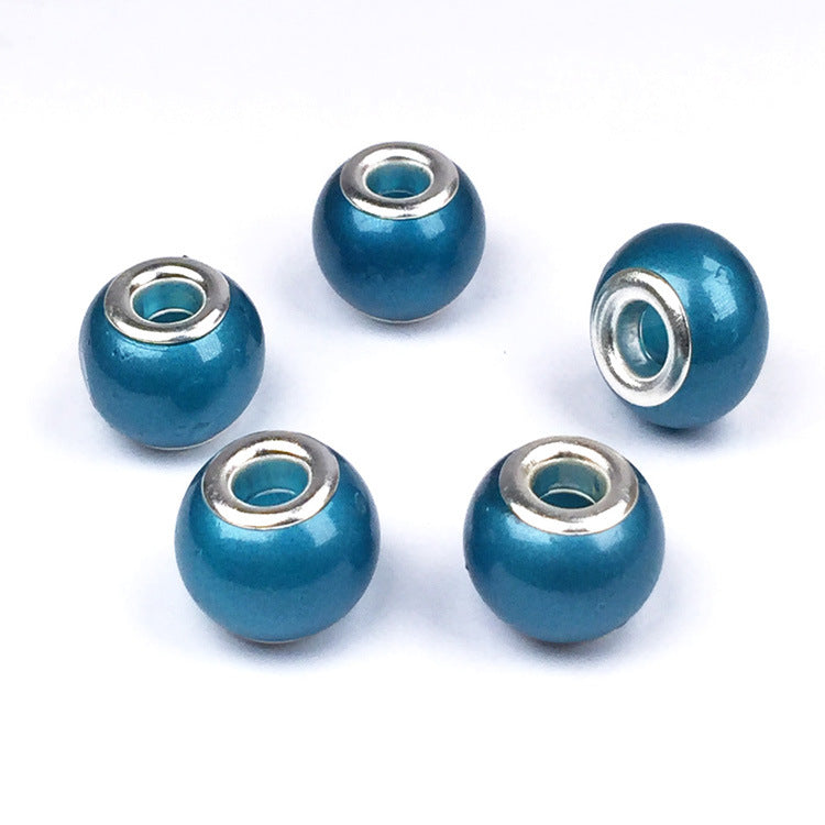 Glass Round Spacer Beads 10*15mm Large Hole 100pcs 5