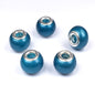 Glass Round Spacer Beads 10*15mm Large Hole 100pcs 5