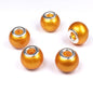 Glass Round Spacer Beads 10*15mm Large Hole 100pcs 2