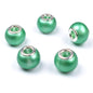 Glass Round Spacer Beads 10*15mm Large Hole 100pcs 8