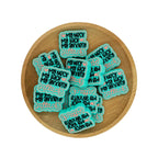 Silicone Focal Beads Letter Text Wavy Edges 20pcs 2