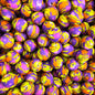 15mm Silicone Beads Printed Splatter Paint Design 50pcs 5