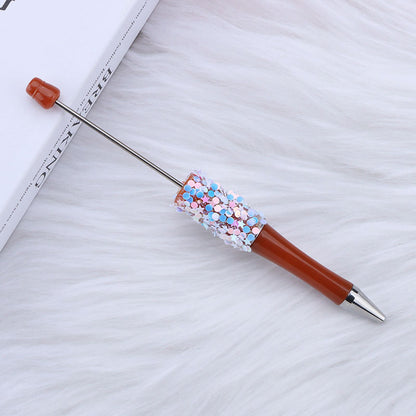 Star Sequin Creative Beadable Pen Plastic 25