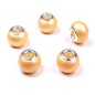 Glass Round Spacer Beads 10*15mm Large Hole 100pcs 13