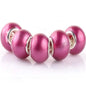 Glass Round Spacer Beads 10*15mm Large Hole 100pcs 16