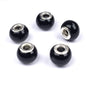 Glass Round Spacer Beads 10*15mm Large Hole 100pcs 11