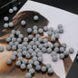Opaque Bubblegum Beads 20mm Imitation Pearl Waxberry Textured 200pcs 8