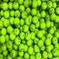 Christmas 15mm Silicone Beads Monster Printed Green 50pcs