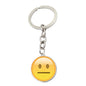 Metal Smiley Face Keychain Cheeky Wink Tongue Out Emoji Zinc Alloy 20