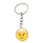 Metal Smiley Face Keychain Cheeky Wink Tongue Out Emoji Zinc Alloy 23