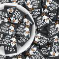 Silicone Focal Beads Handsome Ducks Black Sunglasses Sword 20pcs