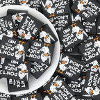 Silicone Focal Beads Handsome Ducks Black Sunglasses Sword 20pcs