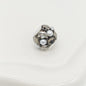 Embellished Bubblegum Beads 16mm Faceted Mini Pearl Paved 4pcs 9