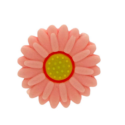 Silicone Focal Beads Daisy Sunflower Rounded Center 20pcs 16