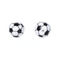 15mm Silicone Beads Sports Ball Printed Soccer Football Volleyball 10pcs 6