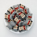 3D Raccoon Silicone Focal Beads Wholesale, Bad Example Quote Red Mask Design