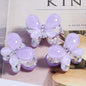 3D Glitter Butterfly Alloy Beads 16mm 2pcs 10