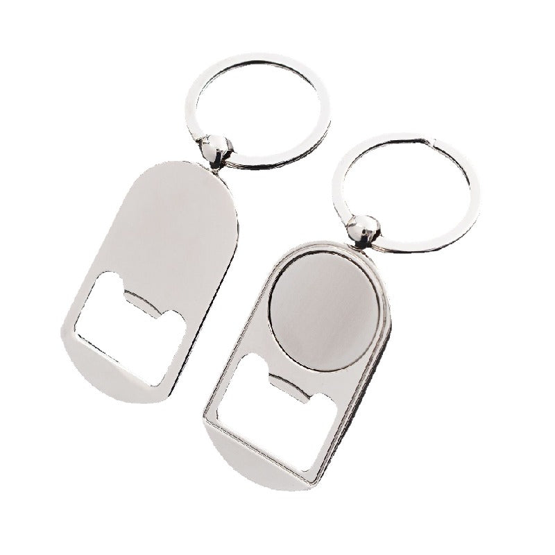 Metal Bottle Opener Keychain Zinc Alloy Smooth Surface for Sublimation 4
