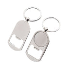 Metal Bottle Opener Keychain Zinc Alloy Smooth Surface for Sublimation 4