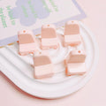 Small Chair Acrylic Beads 20x25mm Colorful Glossy 10pcs 4