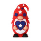 Silicone 3D Focal Beads Independence Day Dwarf USA Text Stars 20pcs 15