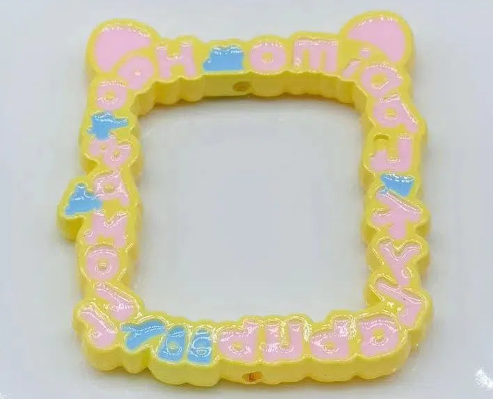 Hand Painted Cat Photo Frame Acrylic Bead Frames 5pcs 8