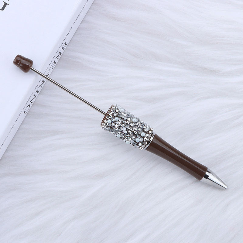 Beadable Pens with Pearl Rhinestone Decorations Colorful 8