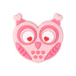 Silicone Focal Beads Valentine Day Heart Shaped Bee Owl Fox Sloth Kitten 20pcs 12