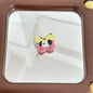 Butterfly Acrylic Beads 25mm Puppy and Penguin Pattern Matte 10pcs 5