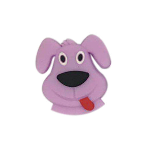 Silicone Focal Beads Puppy Goofy Dog Face Tongue Out 20pcs 5