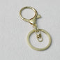Zinc Alloy Lobster Clasp Keychain Hardware with Split Ring
