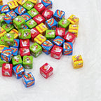 Square Acrylic Beads 14mm Coco Chan'S Letters Series Pattern 10pcs 3