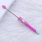 Beadable Pen with Cute Bunny and Rhinestone 16
