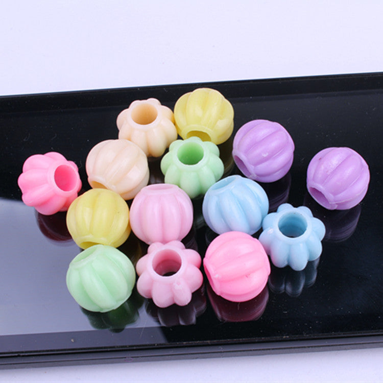 Macaron Color Lantern Shaped Acrylic Beads 13mm Pastel 100pcs 2