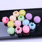 Macaron Color Lantern Shaped Acrylic Beads 13mm Pastel 100pcs 2