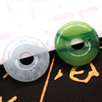Resin Flat Spacer Beads 20mm Imitation Jade Pendant 20pcs 5