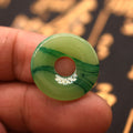 Resin Flat Spacer Beads 20mm Imitation Jade Pendant 20pcs 6