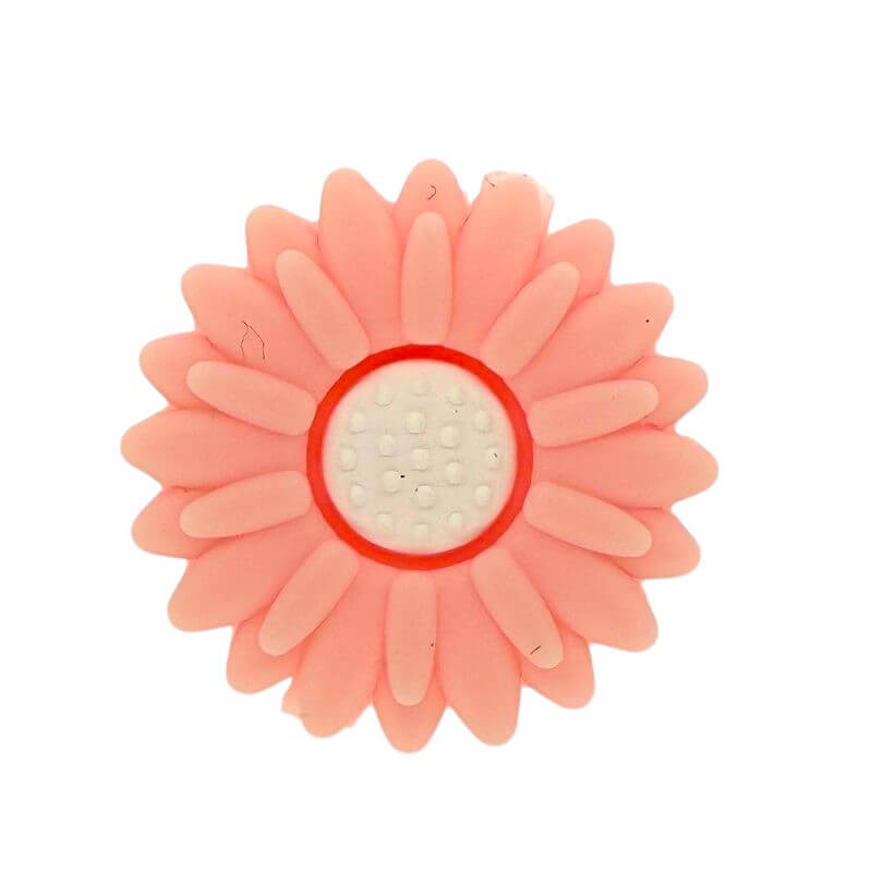 Silicone Focal Beads Daisy Sunflower Rounded Center 20pcs 19