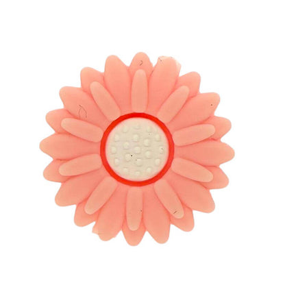 Silicone Focal Beads Daisy Sunflower Rounded Center 20pcs 19