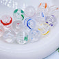 Hand Painted Wind Chimes Acrylic Beads 16mm Transparent Colorful 10pcs 13