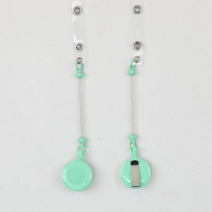 Beadable Badge Reels Retractable ID Keychain Clip